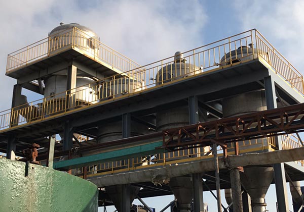 四效蒸發結晶系統項目安裝現場 四效蒸發結晶系統項目安裝現場